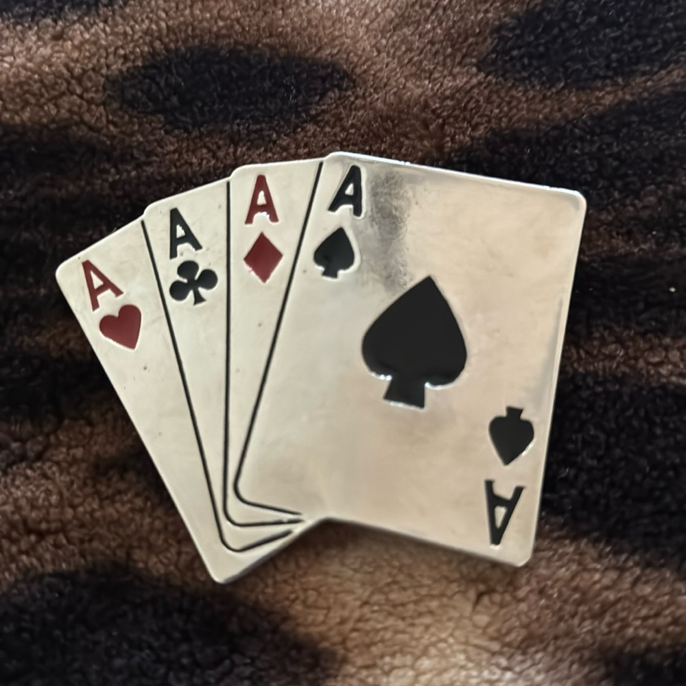 4 Aces Belt Buckle
